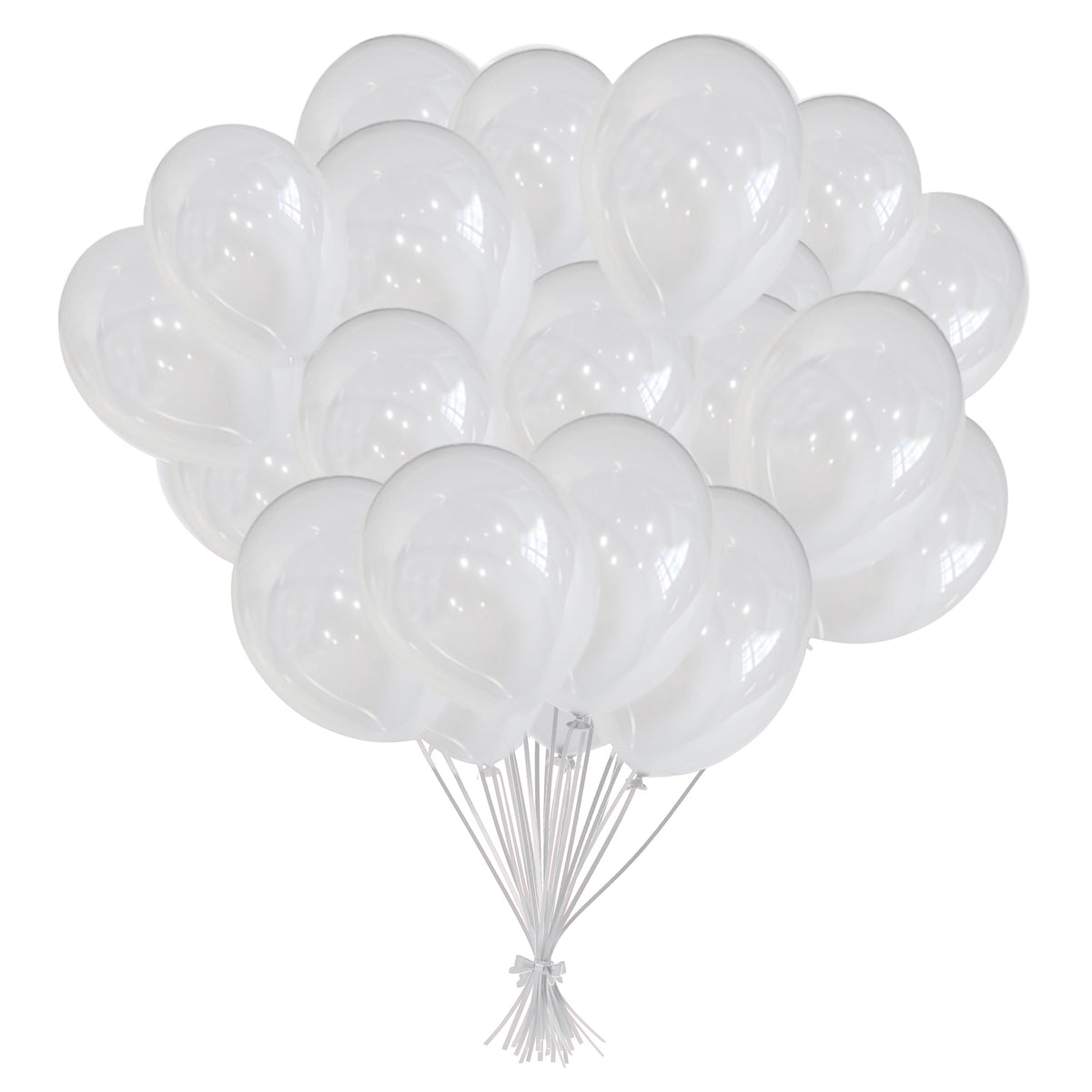 12 In. Clear Latex Balloon | 72 Count