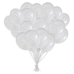 12 In. Clear Latex Balloon | 72 Count