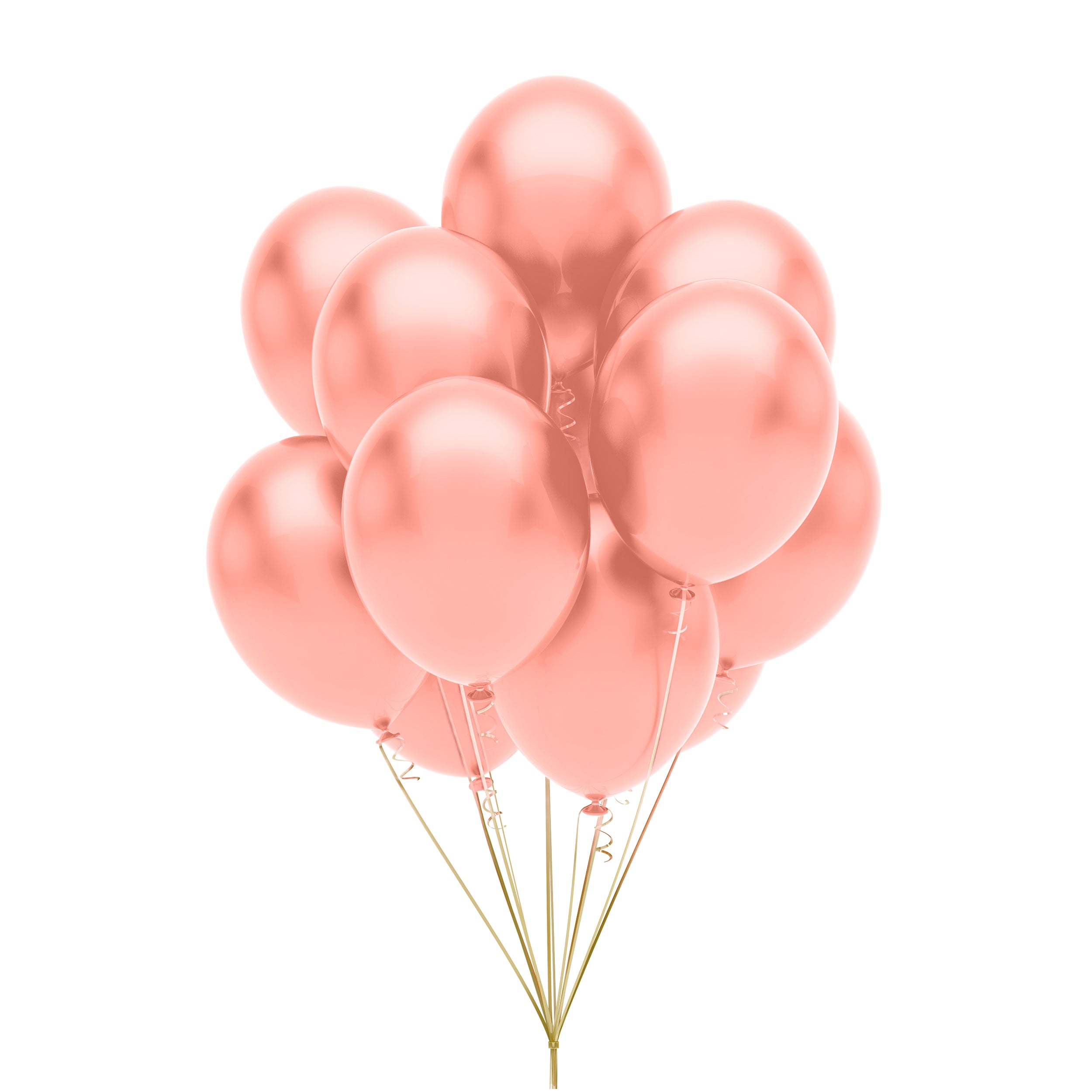 12 In. Coral Latex Balloon | 10 Count