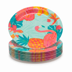 9" Summer Luau Paper Plates - 20 Ct.
