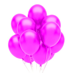 12 In. Fuchsia Latex Balloon | 10 Count