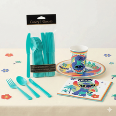 153 Pcs Lilo & Stitch Party Kit - For 20 Guests