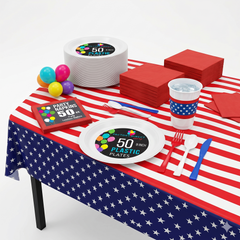 4th Of July Party Kit - For 50 Guests