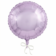 Lavender Metallic Circle Foil Balloon - 18" Round