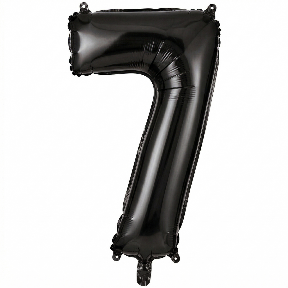 Black Number 7 Foil Balloon - 18 In.