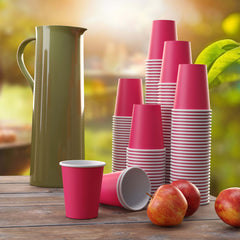 Little Gym - 9 Oz. Cerise Paper Cups - 100 Ct.