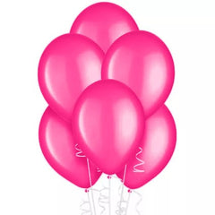 12 In. Hot Pink Balloons | 72 Count