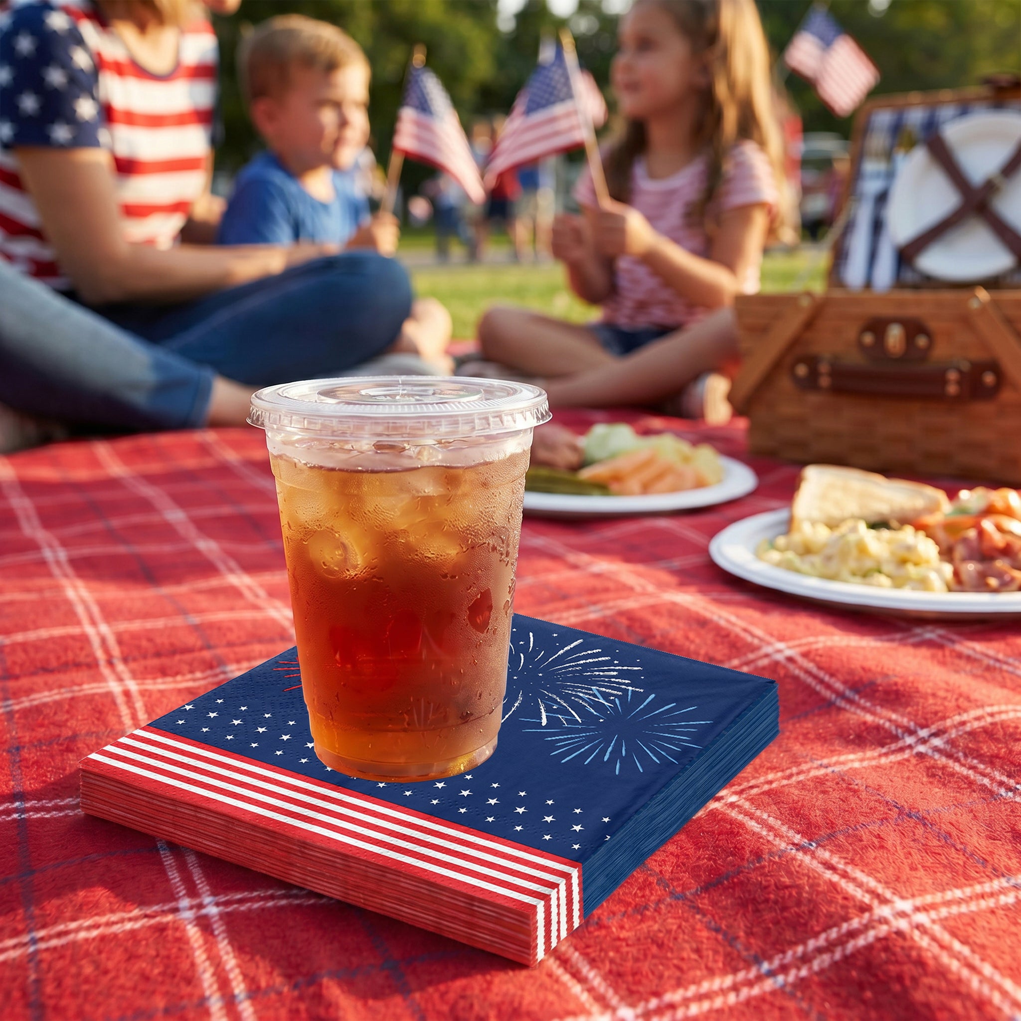 Starburst Luncheon Napkins - 20 Ct.