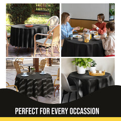 Premium Black Table Cover 85" x 85"