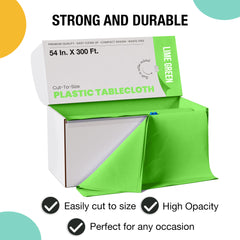 54 in. x 300 Ft. Cut To Size Table Roll | Lime Green