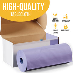 54 in. x 300 Ft. Cut To Size Table Roll | Lavender