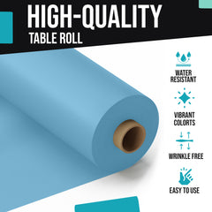 40 in. x 300 Ft. Premium Sky Blue Table Roll