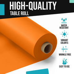 40 In. x 300 Ft. Premium Orange Table Roll