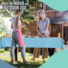 40 in. x 300 Ft. Premium Sky Blue Table Roll | Case of 4