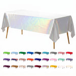 Iridescent Plastic Table Cover | 54