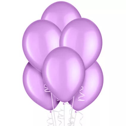 12 In. Lavender Balloons | 72 Count