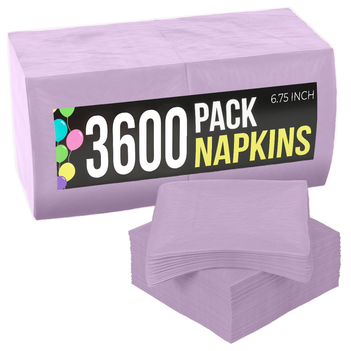 Lavender Luncheon Napkins | 3600 Count