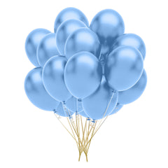 5 In. Light Blue Latex Balloon | 25 Count