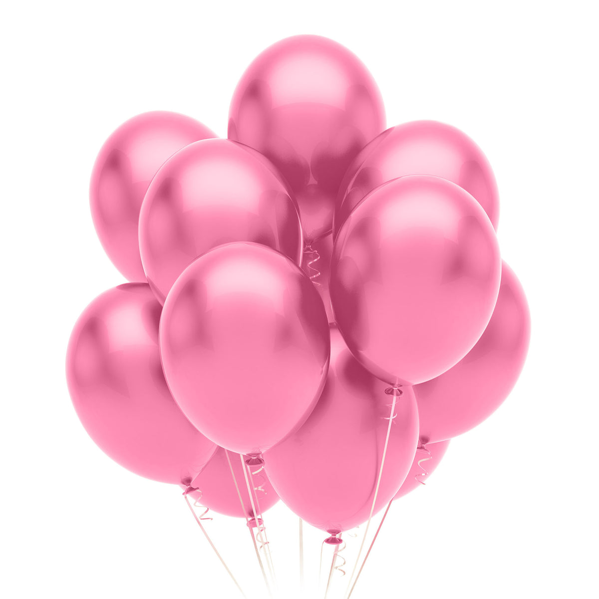 12 In. Light Pink Pearlized Latex Balloon | 10 Count