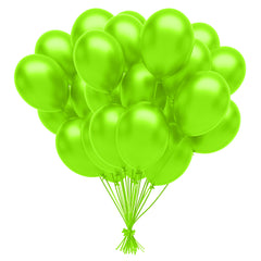 12 In. Lime Green Balloons | 72 Count