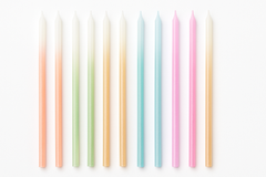 Elegant Tall Ombre Cake Candles