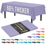 Premium Lavender Plastic Table Cover | 54 in. x 108 in.