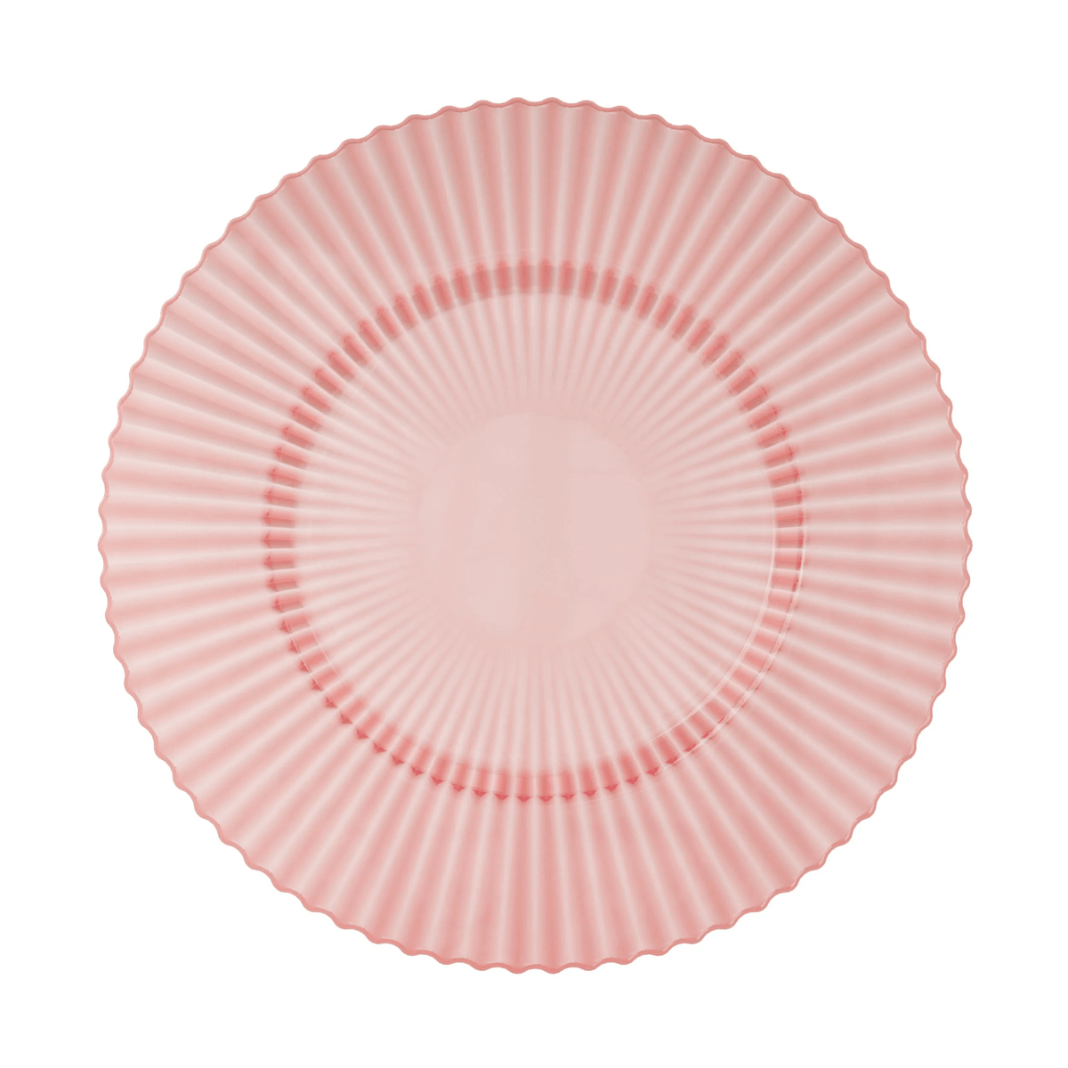 Gemstone Collection Rose Quartz 11 Inch Plates - 10 Ct.