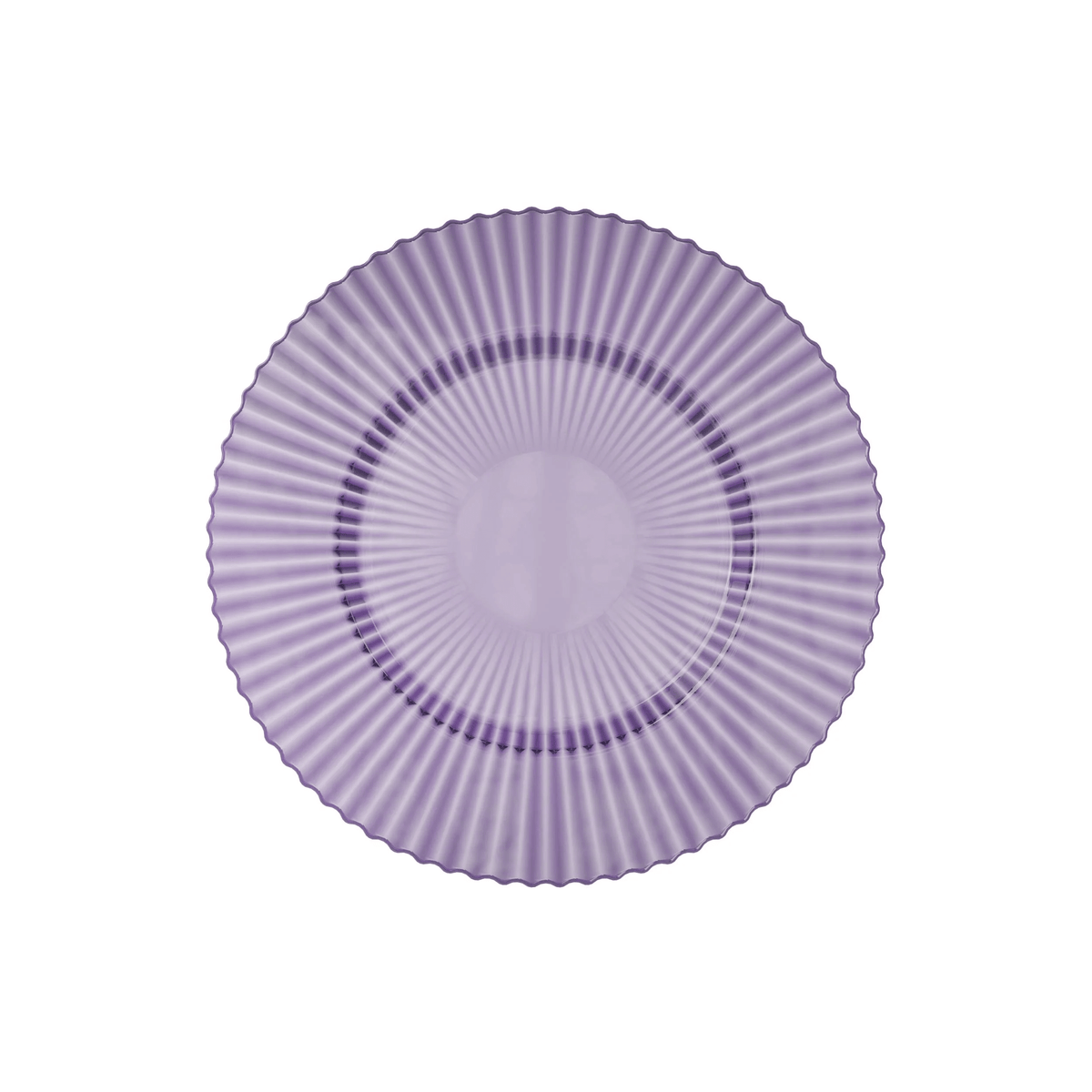 Gemstone Collection Amethyst 9 Inch Plates - 10 Ct.