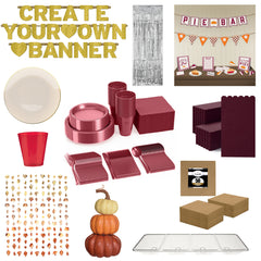 Thanksgiving -Friendsgiving  Party Kit 10 guests