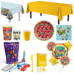 67 Pcs Minions Mid Birthday Party Kit - For 8 Guests