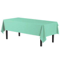 premium mint plastic table cover 96 ct