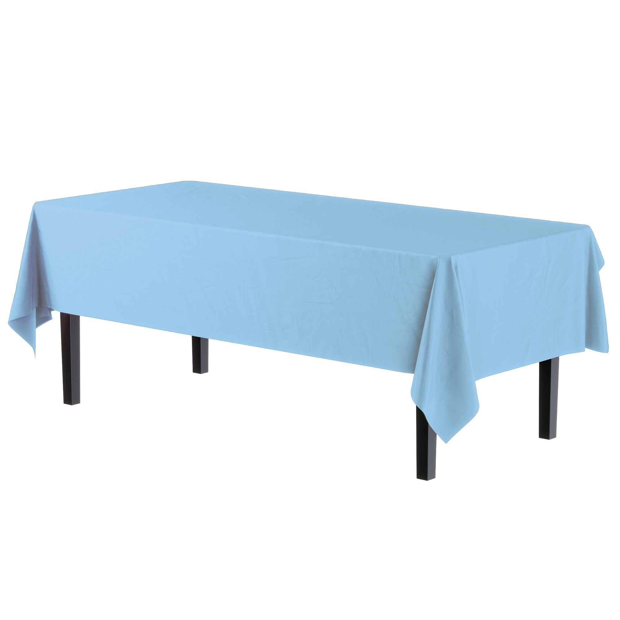 premium light blue table cover 96 ct