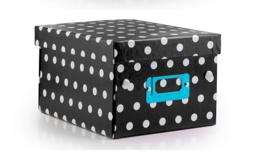 holiday center gift supplies decorative gift box with polka dots