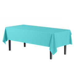 premium aqua blue table cover 96 ct