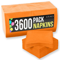 Orange Dinner Napkins | Case of 3600