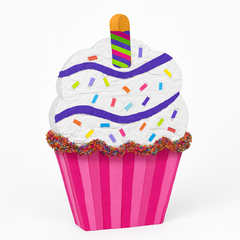 Giant Cupcake Pinata Party Accessory