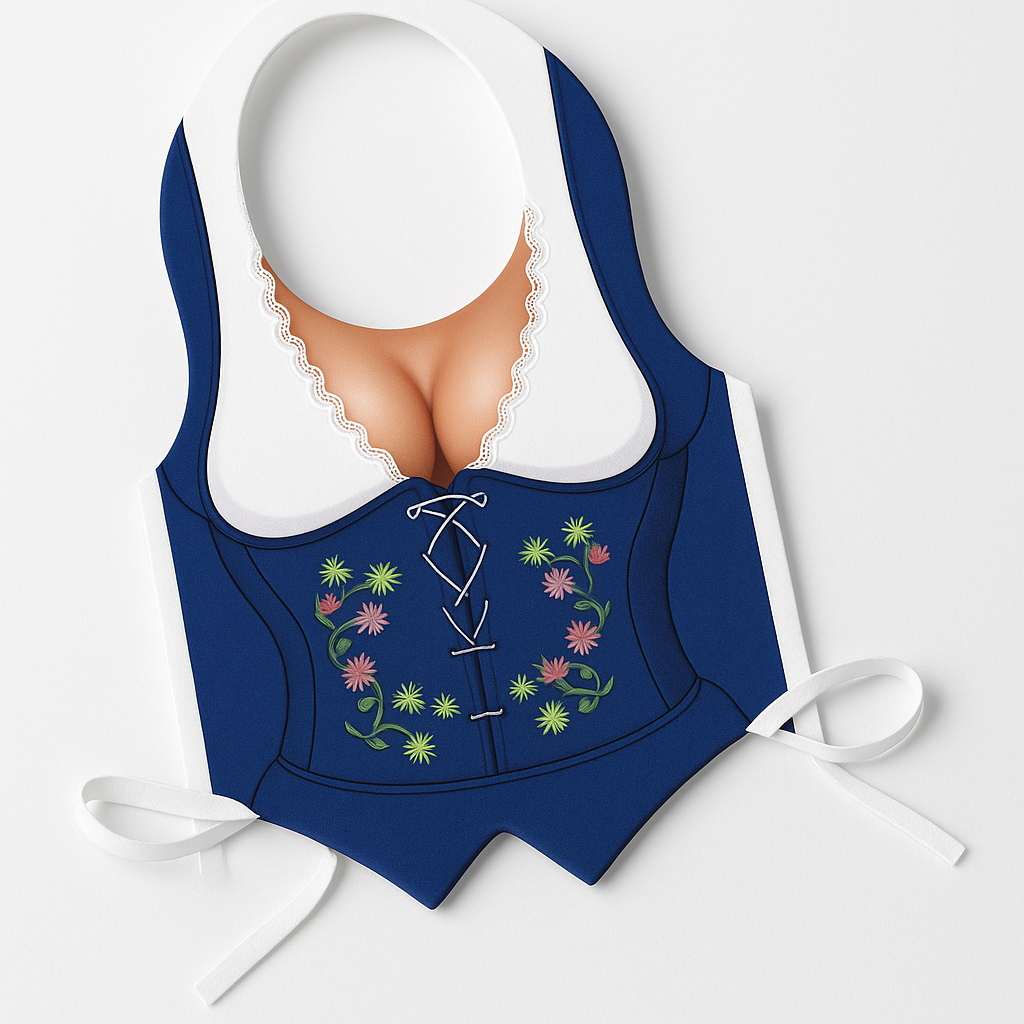 Fraulein Harvest Vest - Oktoberfest Costume Accessory