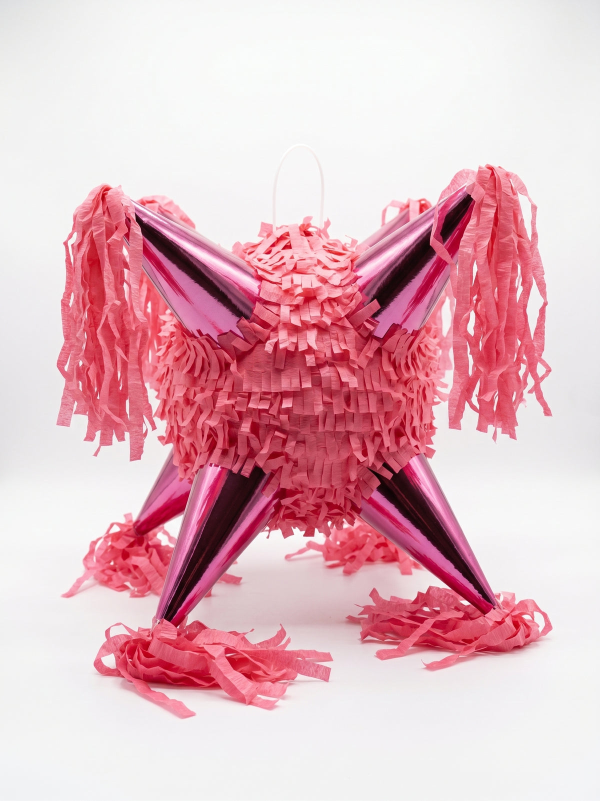 Giant Hot Pink 8-Point Star Piñata