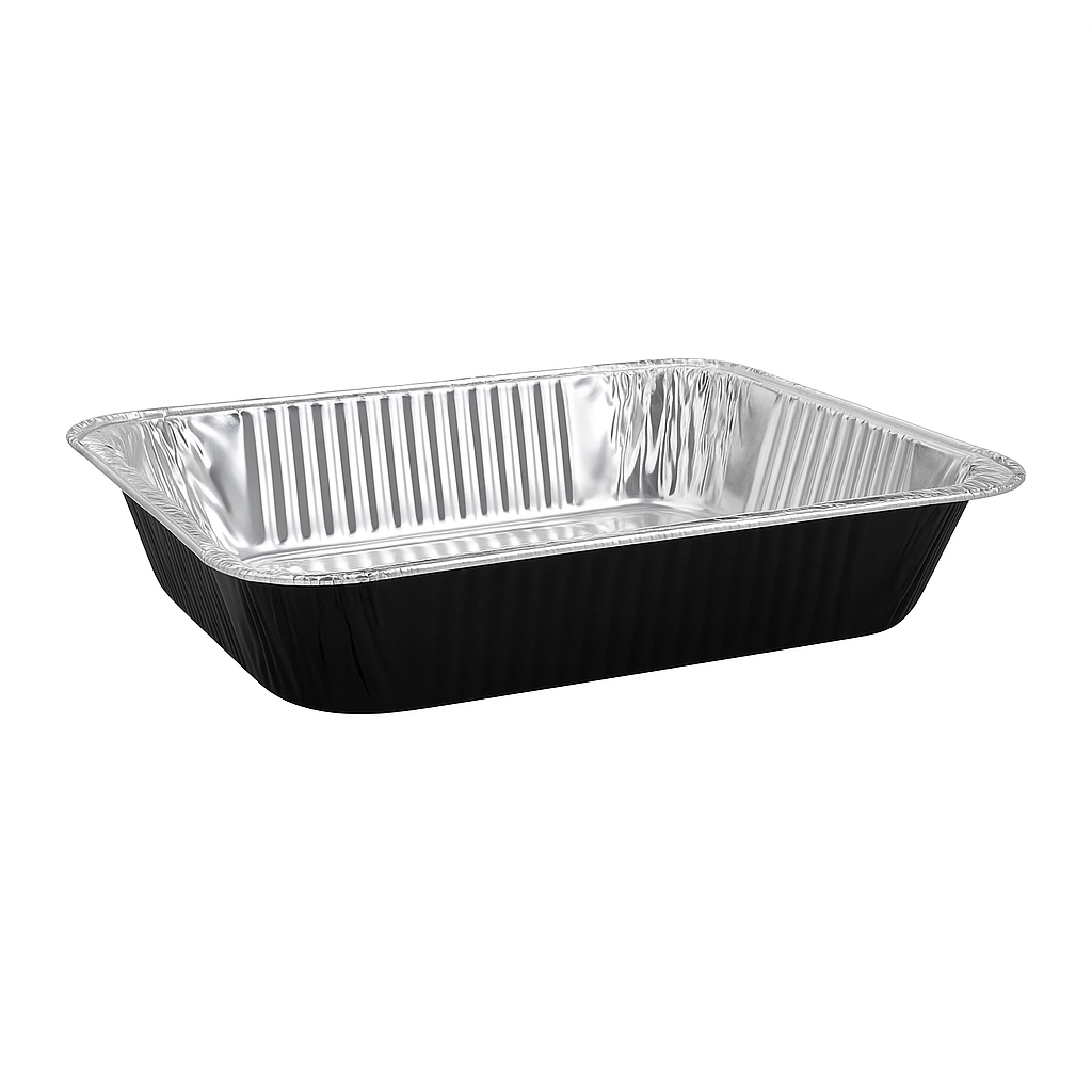 Black Aluminum Half Chafing Dish