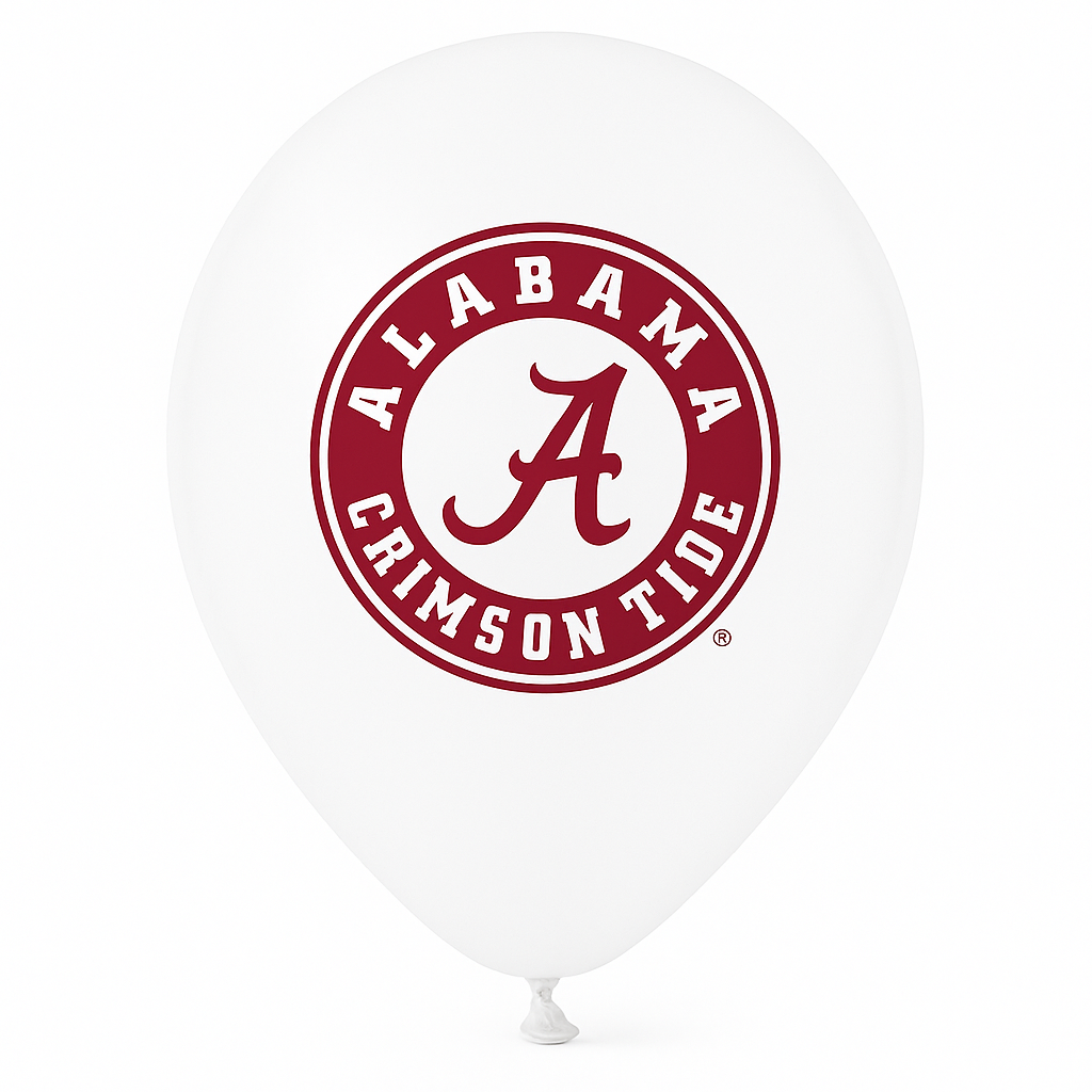 Alabama Crimson 11" Latex Balloons - Pack of 10