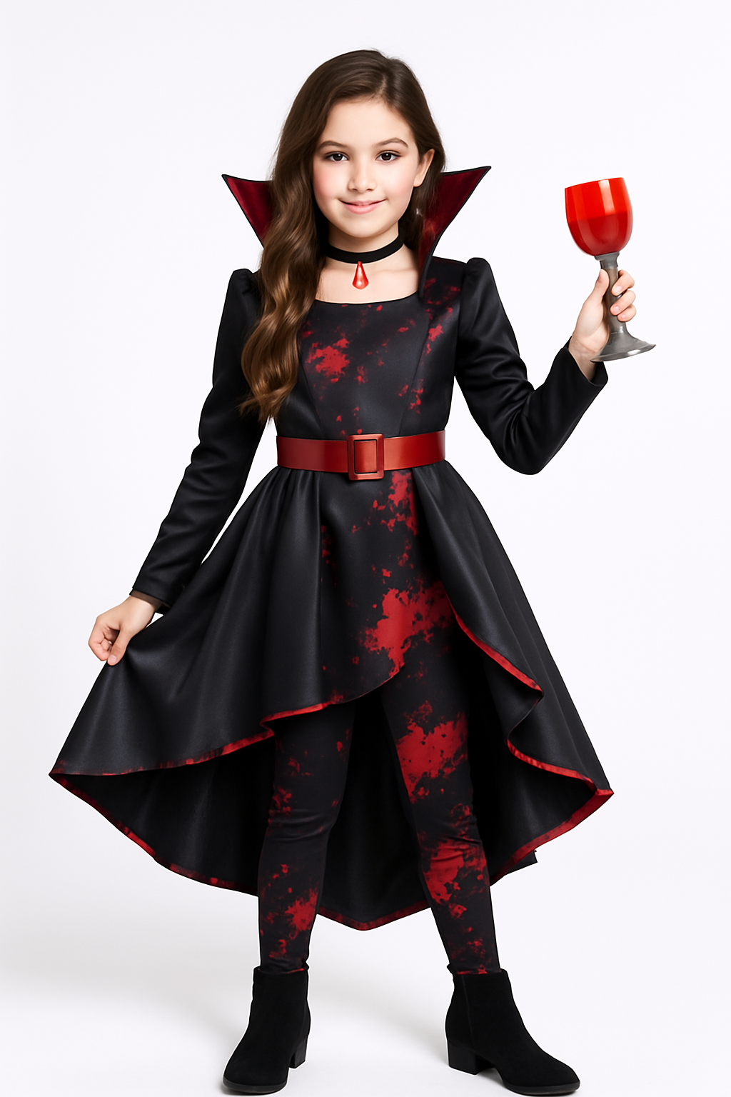 Girls' Bad Blood Vampire Costume - Medium
