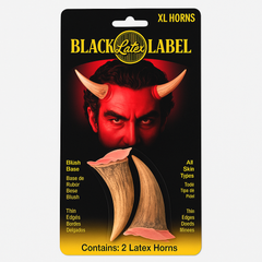 Black Label Devil Horn Latex Prosthetics