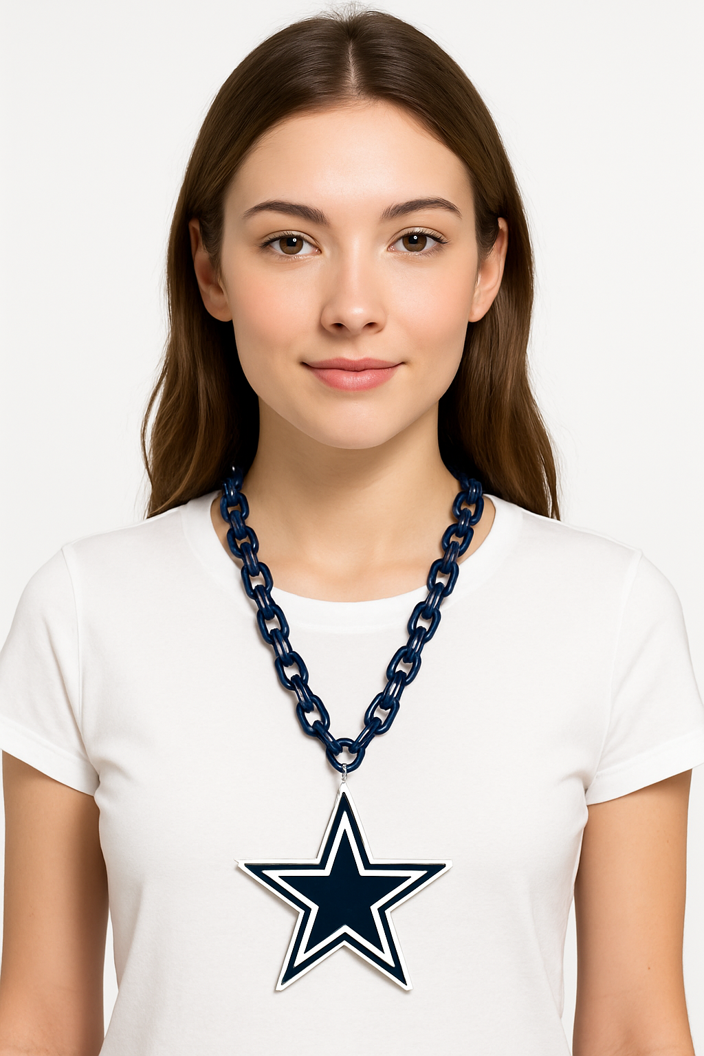 Dallas Cowboys Large Chain Necklace