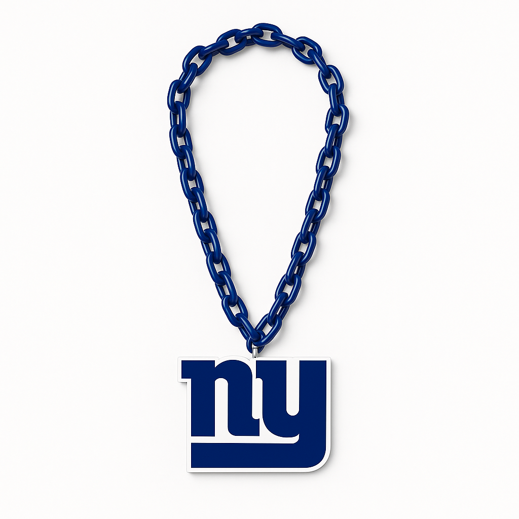 New York Giants Large Fan Chain Necklace