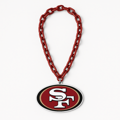 San Francisco 49ers Fan Chain Necklace