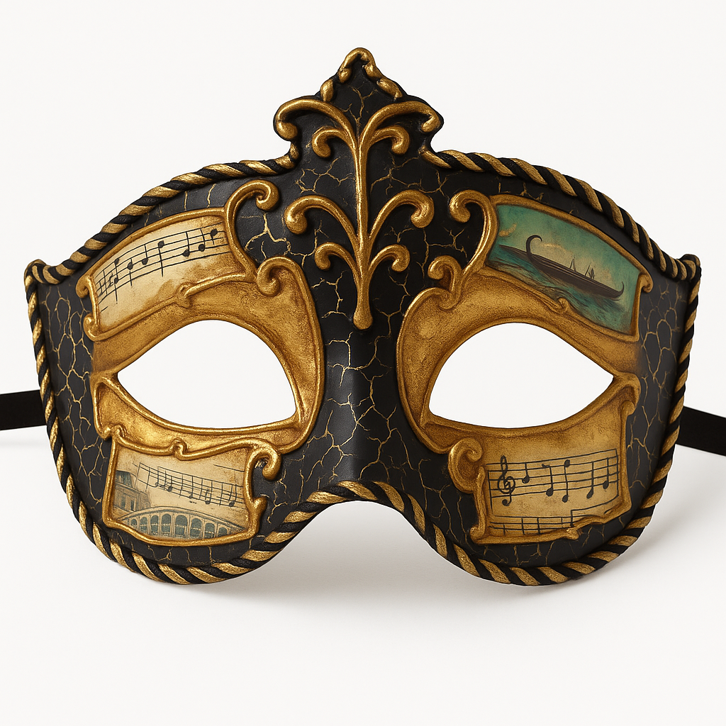 Elegant Rhinestone & Pearl Masquerade Mask