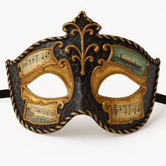 Elegant Rhinestone & Pearl Masquerade Mask