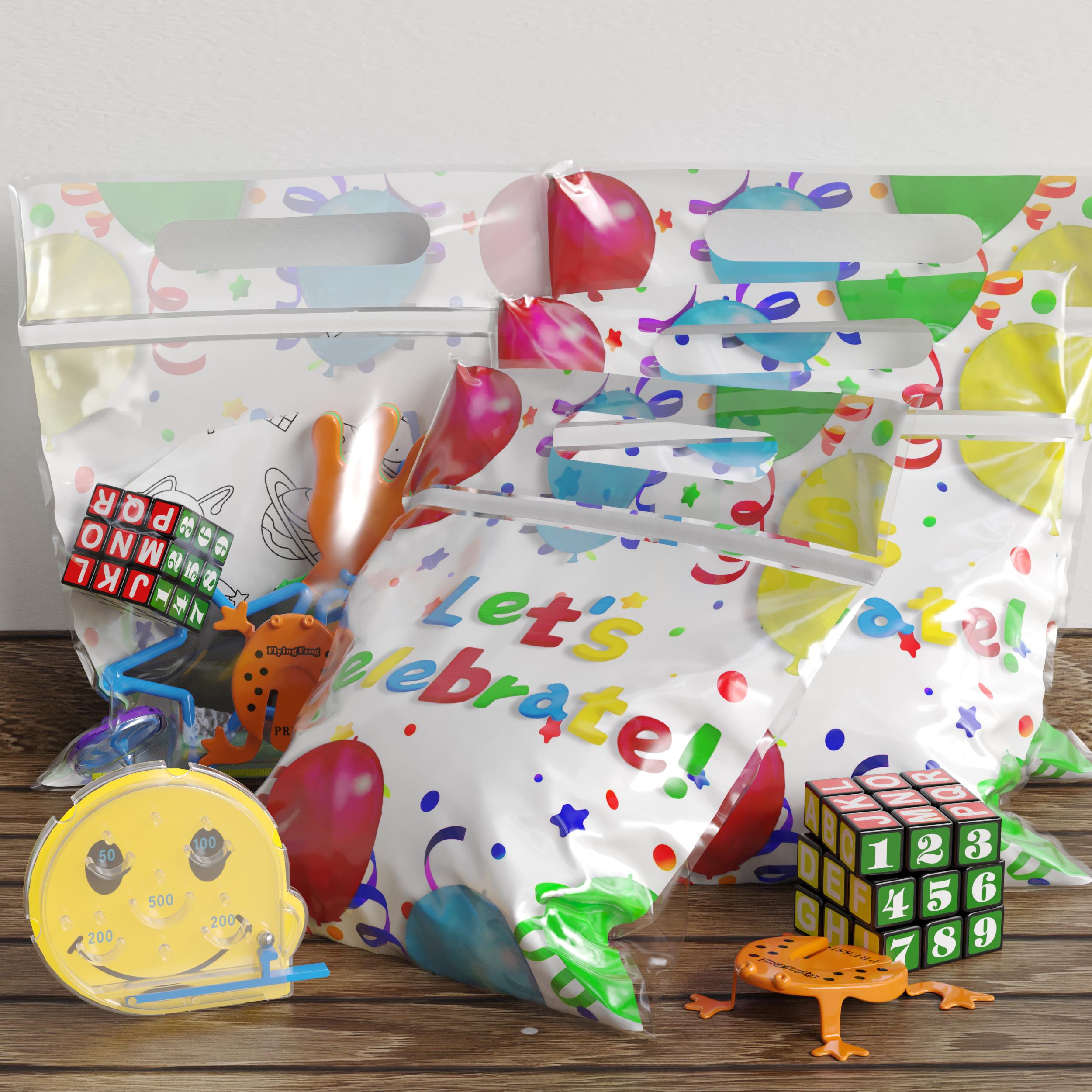 Party Favor Goody Bag with 8 Toys | 1 Count