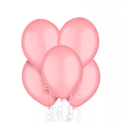 12 In. Pink Latex Balloons | 10 Count