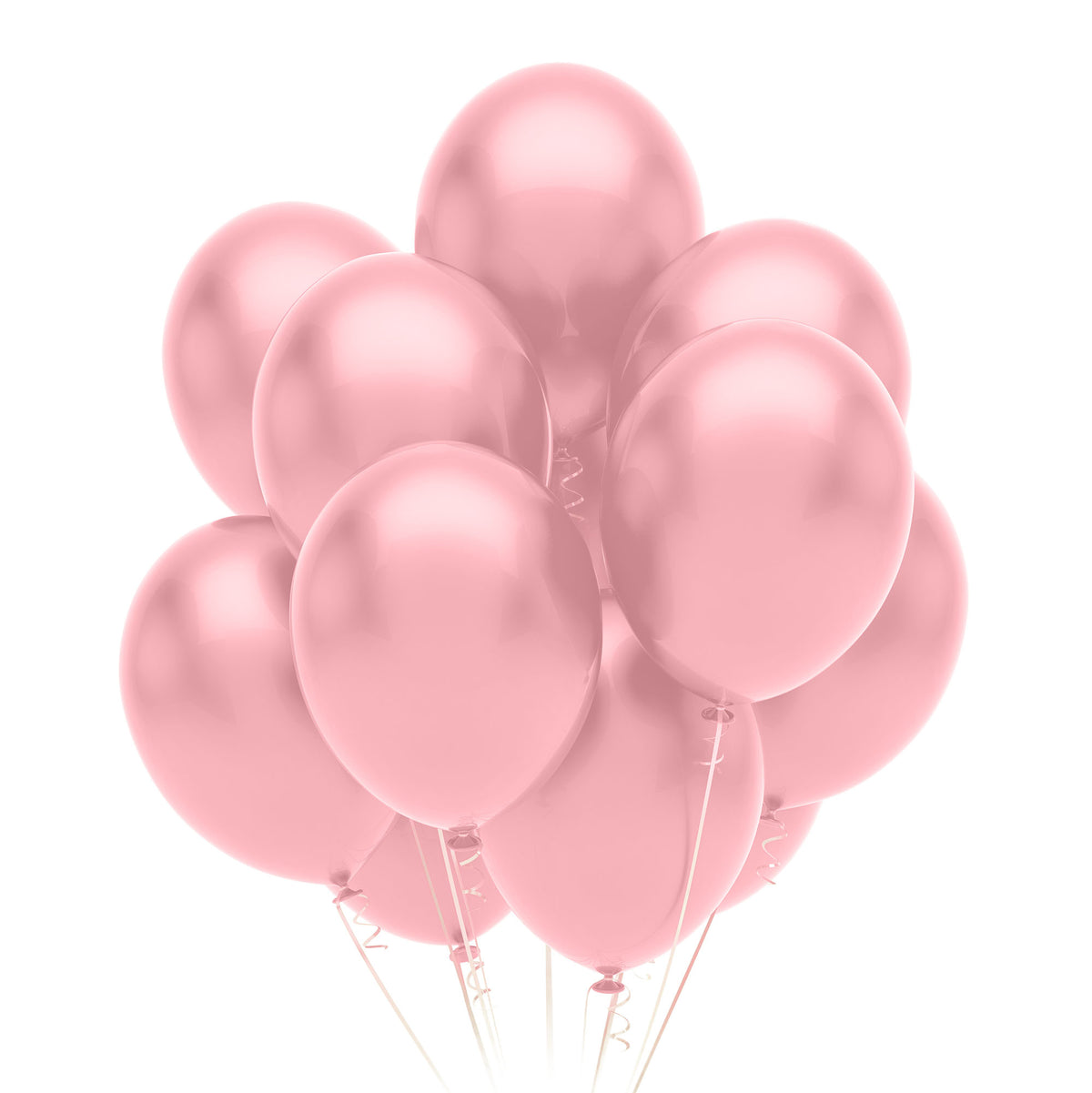 12 In. Pink Latex Balloons | 10 Count